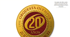 Desktop Screenshot of orquestaolympus.net